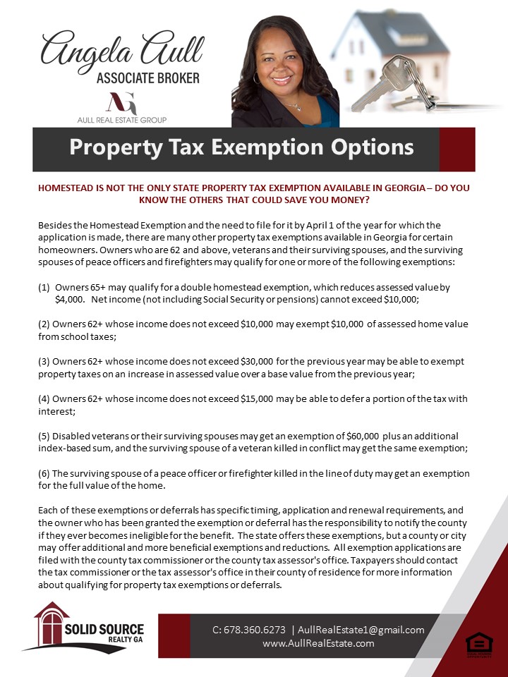 Property Tax Exemptions What Are Your Options 